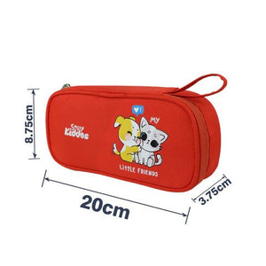 Smily Kiddos Zipper Pencil Pouch Kitty - Red - MK11001616