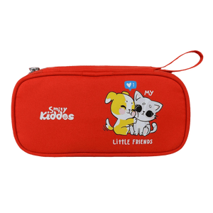 Smily Kiddos Zipper Pencil Pouch Kitty - Red - MK11001616