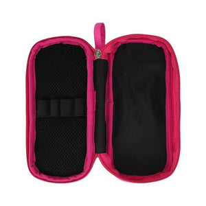 Smily Kiddos Zipper Pencil Pouch Meow Kitty Dark Pink - MK11001612