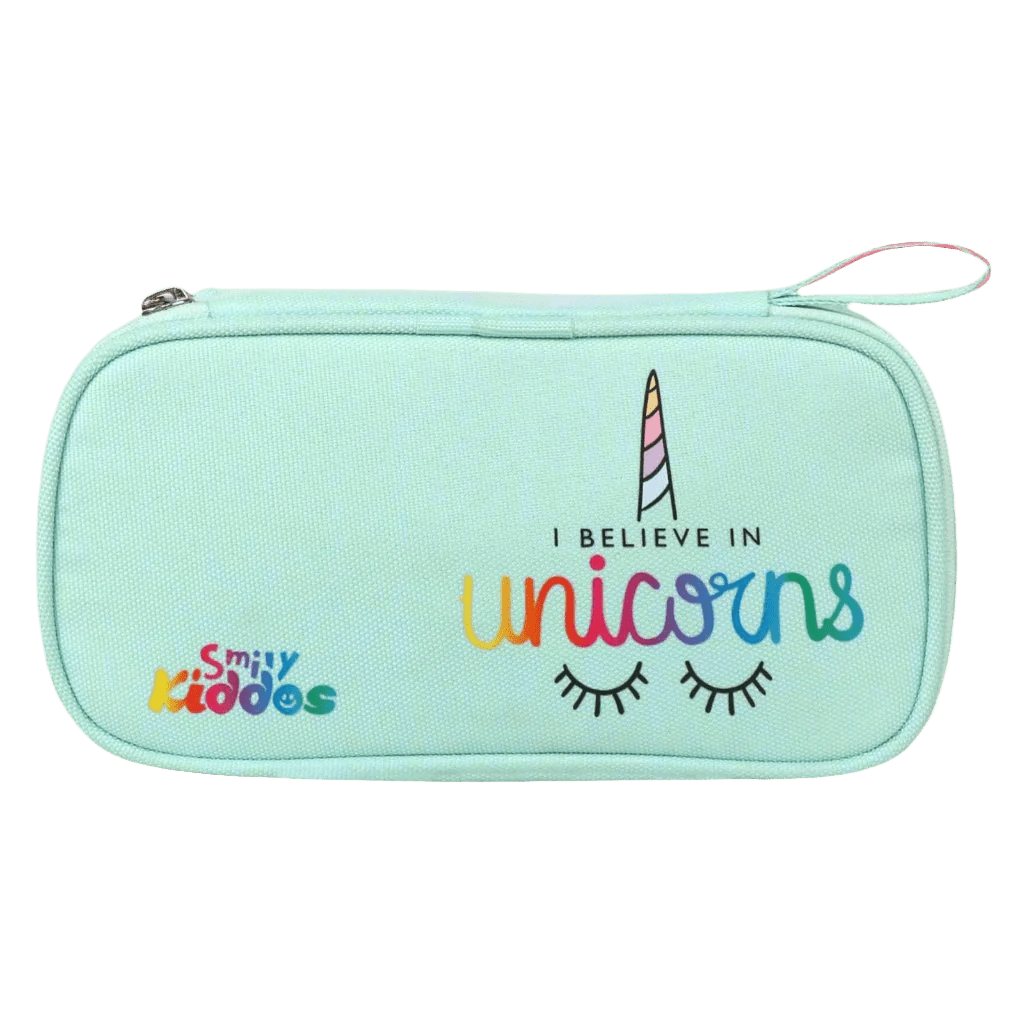 Smily Kiddos Zipper Pencil Pouch Unicorn Sea - Green - MK11001613