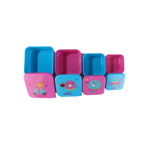 Smily Kiddos 4 in 1 container - Dessert Theme