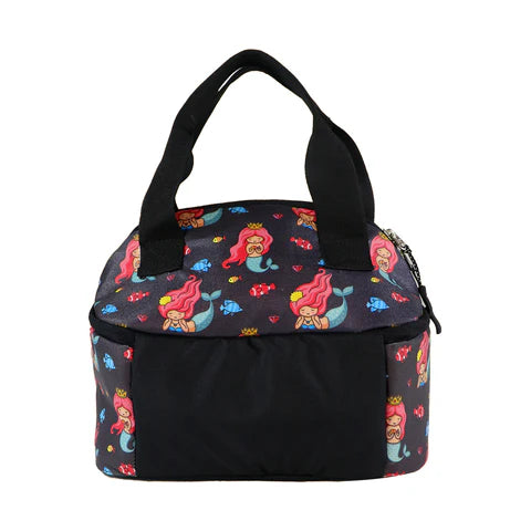 Smily Kiddos Double Decker Lunch Bag Merimaid Theme - Violet