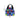 Smily Kiddos Double Decker Lunch Bag  Monster Theme - Blue