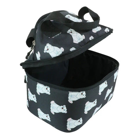 Smily Kiddos Double Decker Lunch Bag Panda Theme - Black