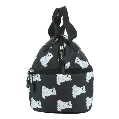 Smily Kiddos Double Decker Lunch Bag Panda Theme - Black