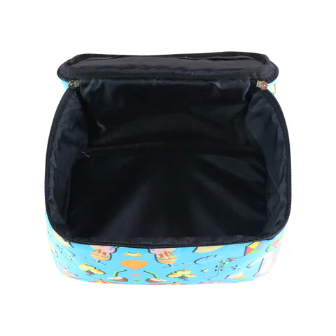 Smily Kiddos Double Decker Lunch Bag Picnic Theme- Blue