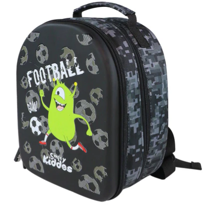 Smily Kiddos Eva Pre School Backpack Alien Theme - Black