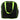 Smily kiddos joy lunch bag- Alien theme - Black