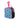 Smily kiddos joy lunch bag-Kitty Theme - Teal Blue