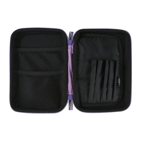 Smily Kiddos Single compartment eva pencil case - Bull Dog - Purple