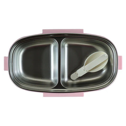 Smily kiddos Stainless Steel Lunch Box Small Dream Unicorn Theme - Light Pink