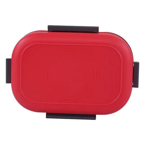 Smily kiddos Stainless Steel Pan Cake Theme Lunch Box - Red