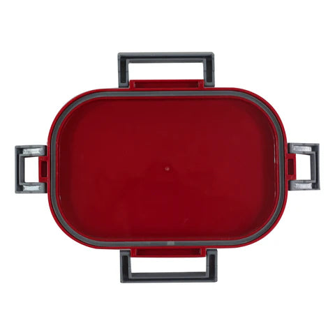 Smily kiddos Stainless Steel Pan Cake Theme Lunch Box - Red
