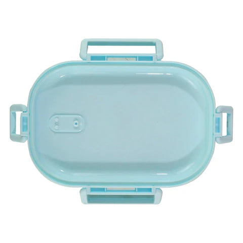 Smily kiddos Stainless Steel Skater Dino Theme Lunch Box - Light blue - medium