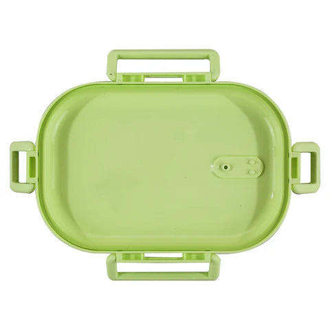 Smily kiddos Stainless Steel Space Dino Theme Lunch Box - Green
