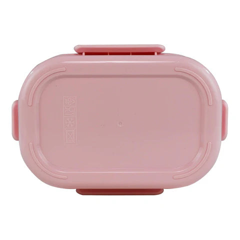 Smily kiddos Stainless Steel Unicorn Theme Lunch Box - Pink - medium
