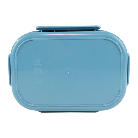 Smily kiddos Stainless Steel Unicorn Theme Lunch Box -Light Blue - Large