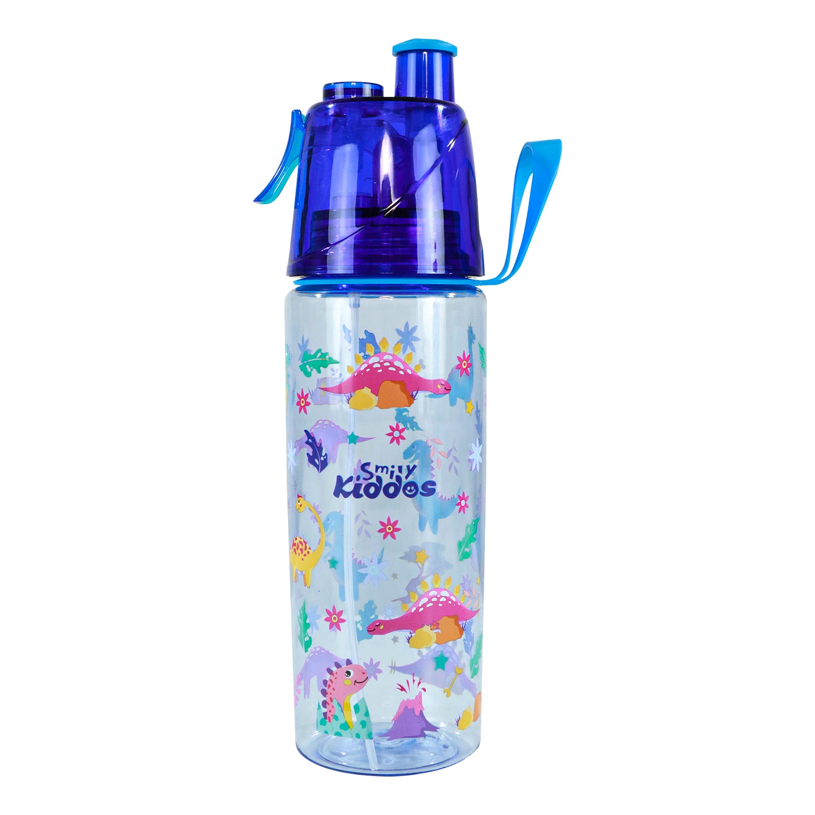Smily Kiddos Sports Water Bottle Dino Theme Multicolor