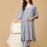 Smoky Swag Maternity and Nursing Co Ord Set - MEW - SK - SMKSW - S