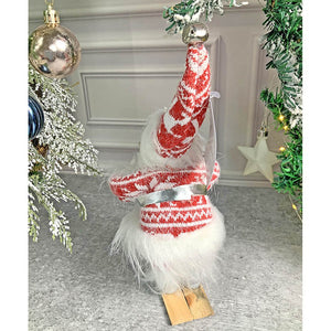 Snowflakes Skiing Santa Claus self Standing Christmas Table Décor & Christmas ornaments - XMAS TREE ORNAMENTS