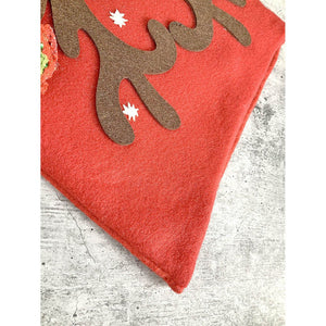 Snowman Long Hanging Knot Legs Christmas Stocking, 16 inches - XMAS STOCKINGS