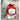 Snowman Red & White Knitted Large Size Christmas Sack, 21 inches - 