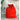Snowman Red & White Knitted Large Size Christmas Sack, 21 inches - 