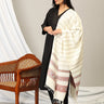 Snowy Embrace Acrylic Woolen Stole - WNTSTL - SNWEMB