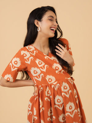 Soft Nectar Maternity and Nursing Dress - S Maternity Casual Dress