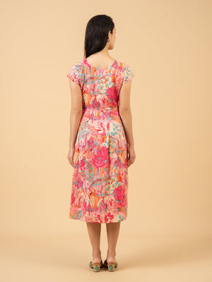 Soft Rose Maternity and Nursing Dress - S Maternity Casual Dress