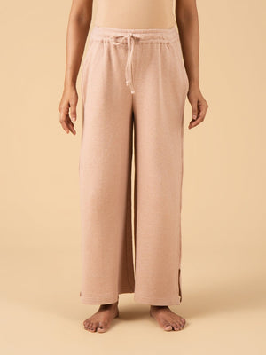 Soft Truffle Maternity and Nursing Pajama Set - Beige Maternity Nightwear Set