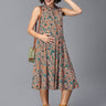 Somewhere Sunset Floral Maternity And Nursing Dress - DRS-RSFL-S