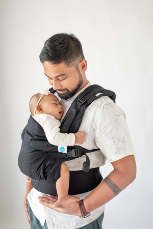 Soul Slings Aseema Baby Carrier - Black Baby Carrier