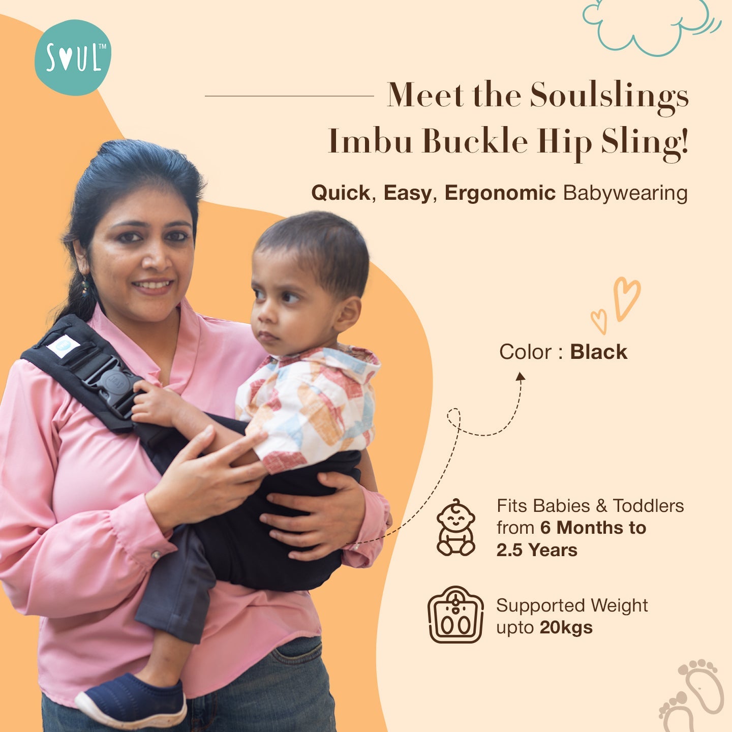 Soul Slings Imbu Hip Sling - HBS03