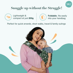 Soul Slings Imbu Hip Sling - Forest Baby Carrier