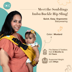 Soul Slings Imbu Hip Sling - Forest Baby Carrier