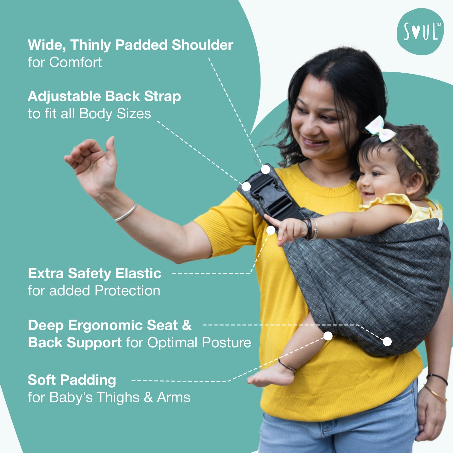 Soul Slings Imbu Hip Sling - HBS04
