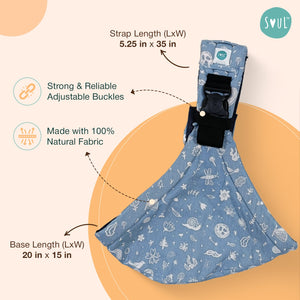 Soul Slings Imbu Hip Sling - Frost Baby Carrier