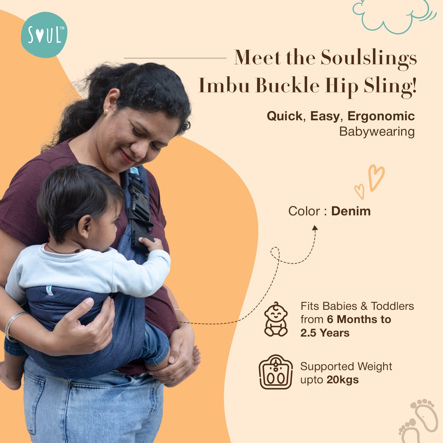 Soul Slings Imbu Hip Sling - HBS01