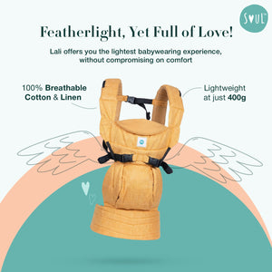 Soul Slings Lali: Cotton Baby Carrier - Linen Sunny Baby Carrier
