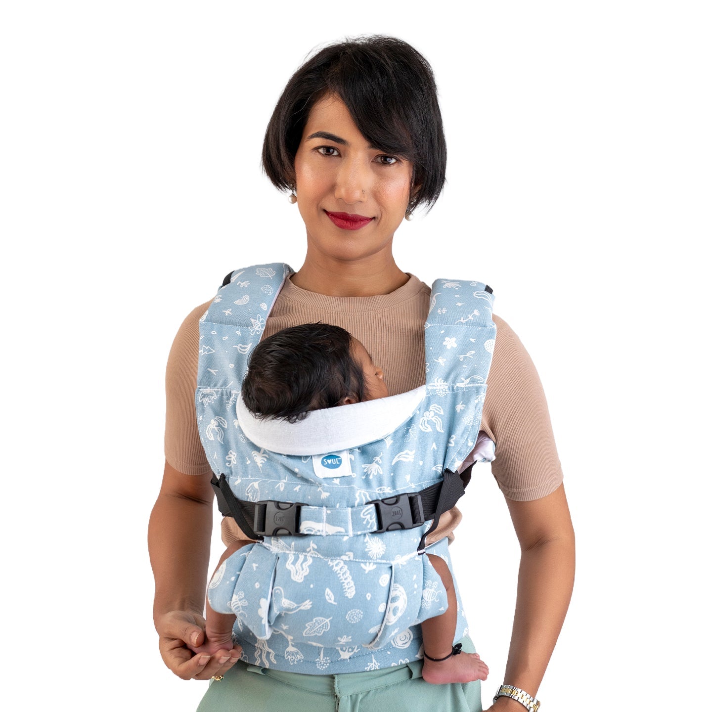 Soul Slings Lali: Cotton Baby Carrier - Frost Baby Carrier