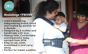 Soul Slings Lali: Cotton Baby Carrier - LALC01