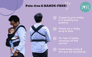Soul Slings Lali: Cotton Baby Carrier - LALC01