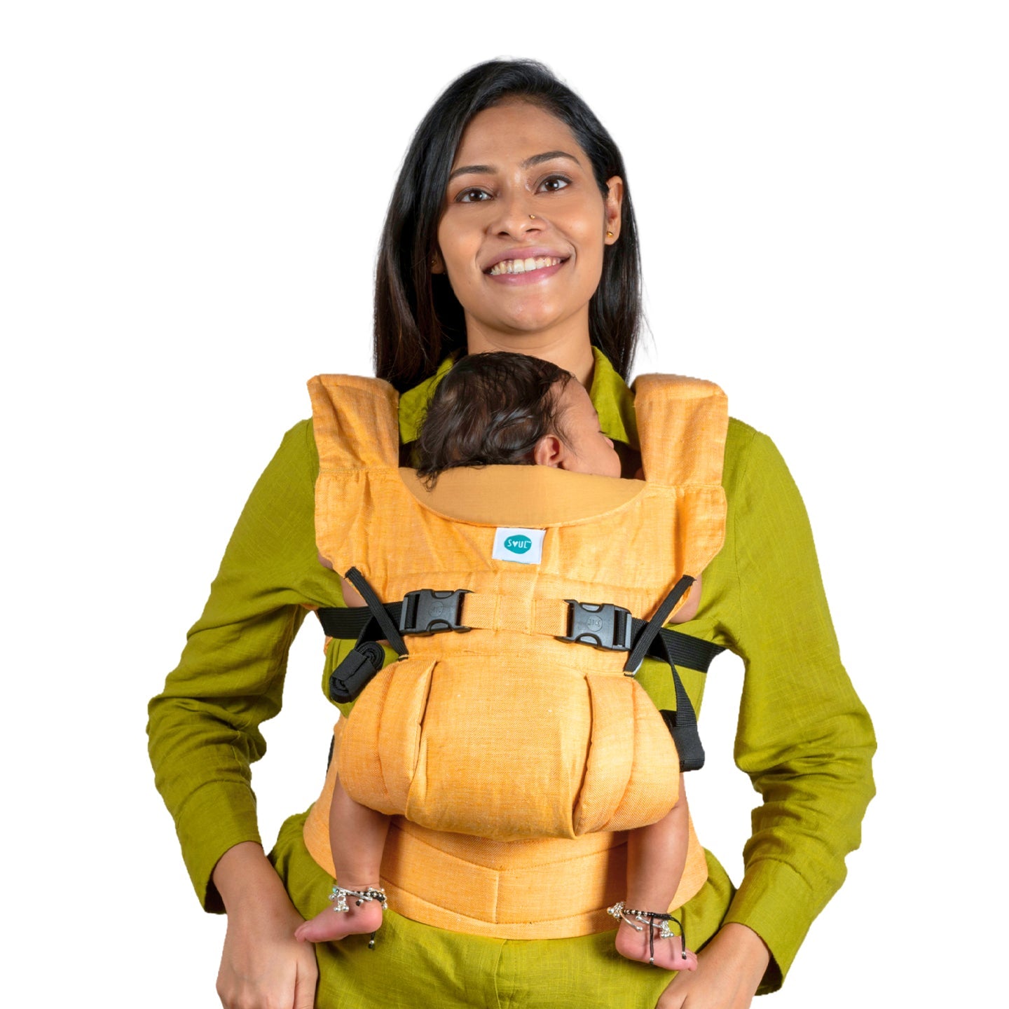 Soul Slings Lali: Cotton Baby Carrier - Linen Sunny Baby Carrier