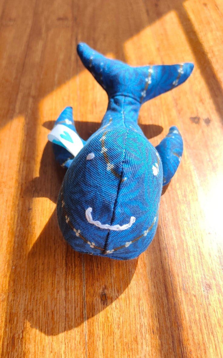 Soul Slings Upcycled Soft Toy: Maasa Whale - ST005