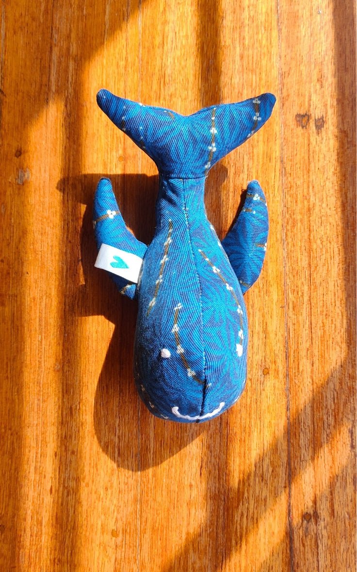 Soul Slings Upcycled Soft Toy: Maasa Whale - ST005