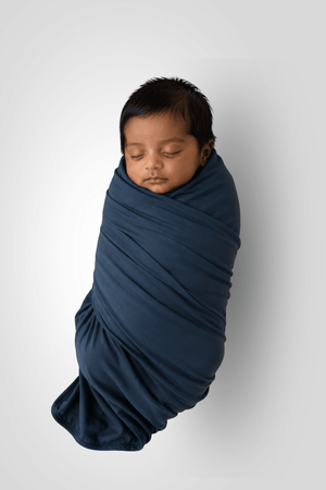 Soulslings Modal Baby Swaddle Blanket - Midnight Baby Blanket