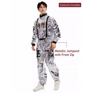 Space Astronaut Man, Adult Halloween Costume Fancy Dress Up - M Halloween