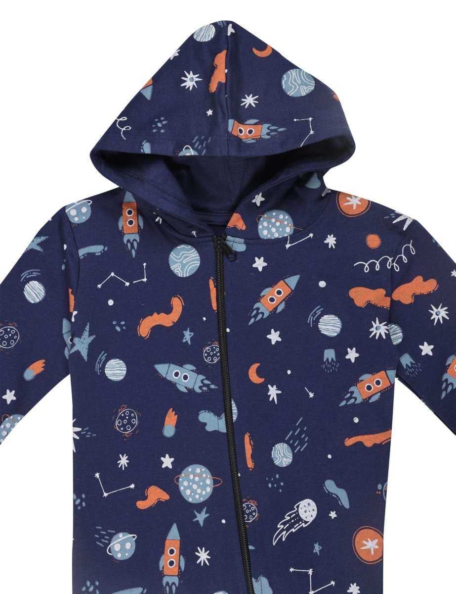 Space Magic Hooded Romper - ROM-SPMG-0-6