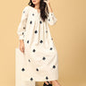Spade Up Your Life Women's Midi Embroidered Dress - WDRS - SK - SPUL - S